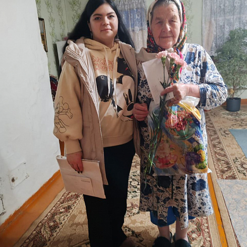 Награждение ветеранов ВОВ и возложение цветов