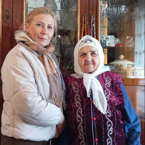 Награждение ветеранов ВОВ и возложение цветов