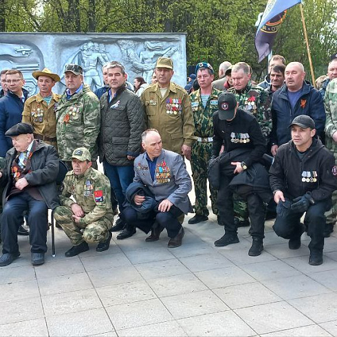 Награждение ветеранов ВОВ и возложение цветов